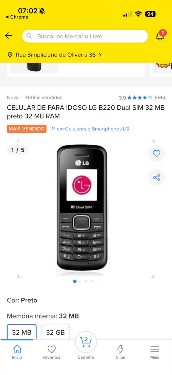 Tá aí, celular para adolescente, vulgo celular para velho, 
100,00 no mercado 
Obg de nada, 
Me siga para mais dicas tecnológicas.