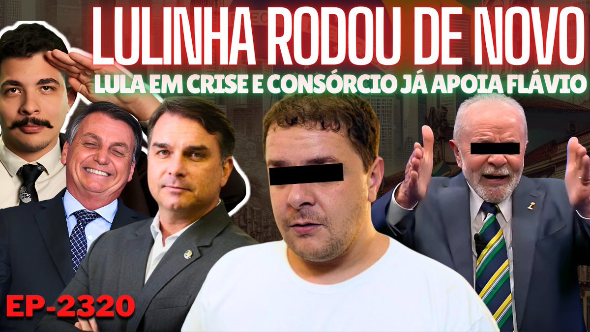 Lulinha RODOU de NOVO + Lula em CRISE e CONSÓRCIO Já APOIA Flávio + Figueiredo, Allan e os Amigues.
youtu.be/EKmodOhPpyI