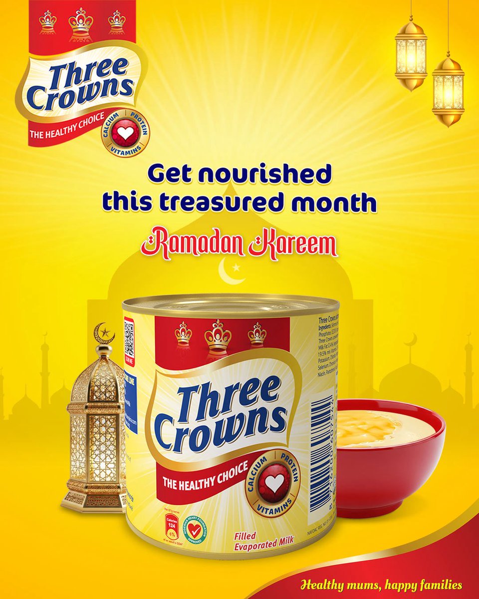 3crownsmilk's tweet photo. The sighting of the moon marks the beginning of a treasured month of reflection, care, and togetherness.  

As Ramadan begins, get nourished with Three Crowns Milk to go through your fast in this treasured month. 

Ramadan Kareem! https://t.co/0MnAN92TeJ