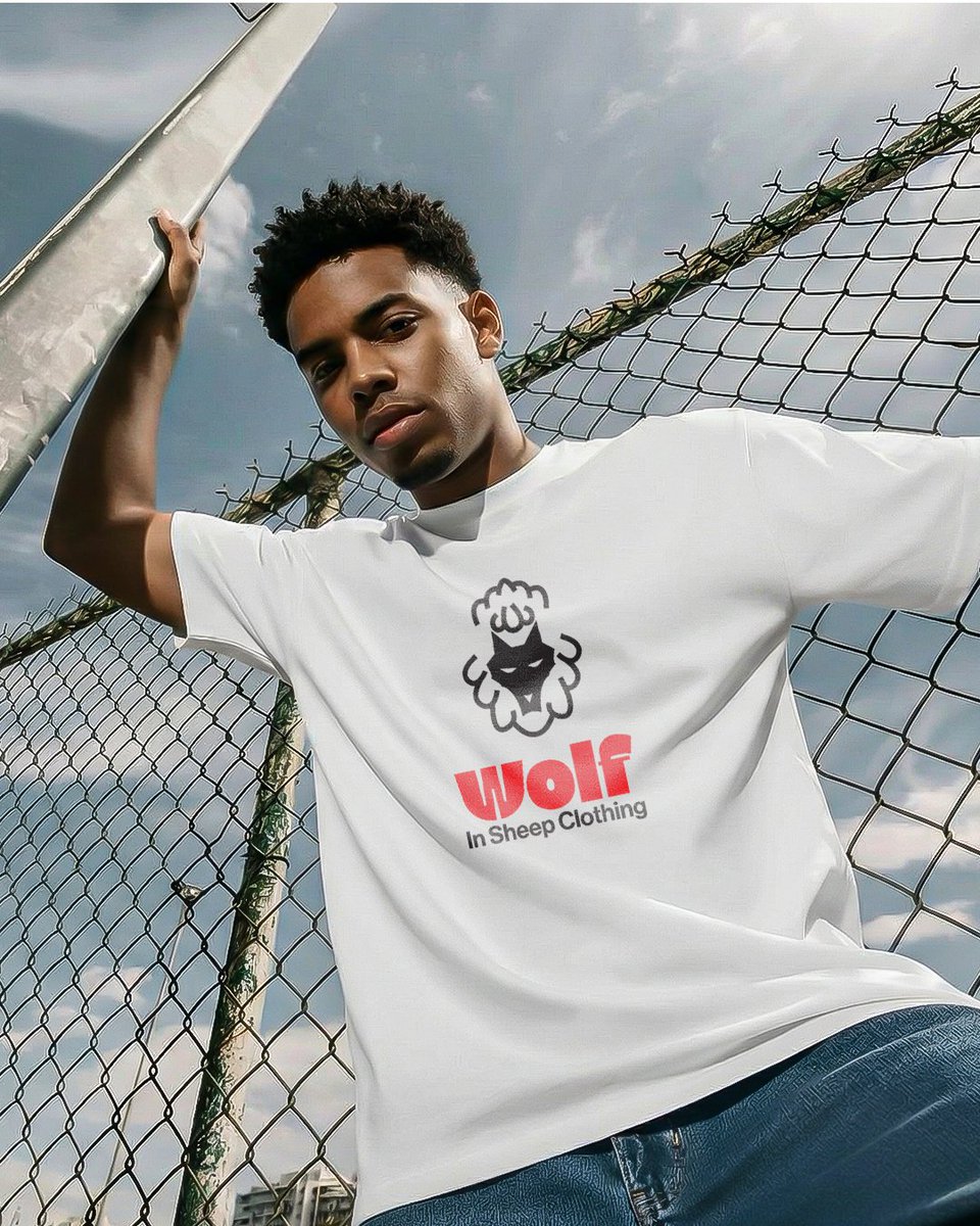 raphmadeit's tweet photo. WOLF IN SHEEP CLOTHING.

This isn’t just fashion. It’s mindset.
Calm isn’t weakness.
Watch the quiet ones.

#streetwear #streetfashion https://t.co/VycmLSUBYX