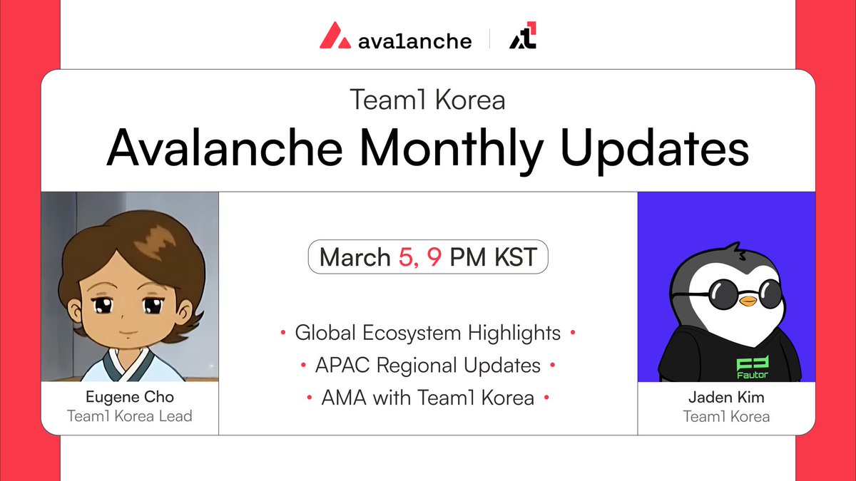 Avalanche Korea🔺🇰🇷 tweet media