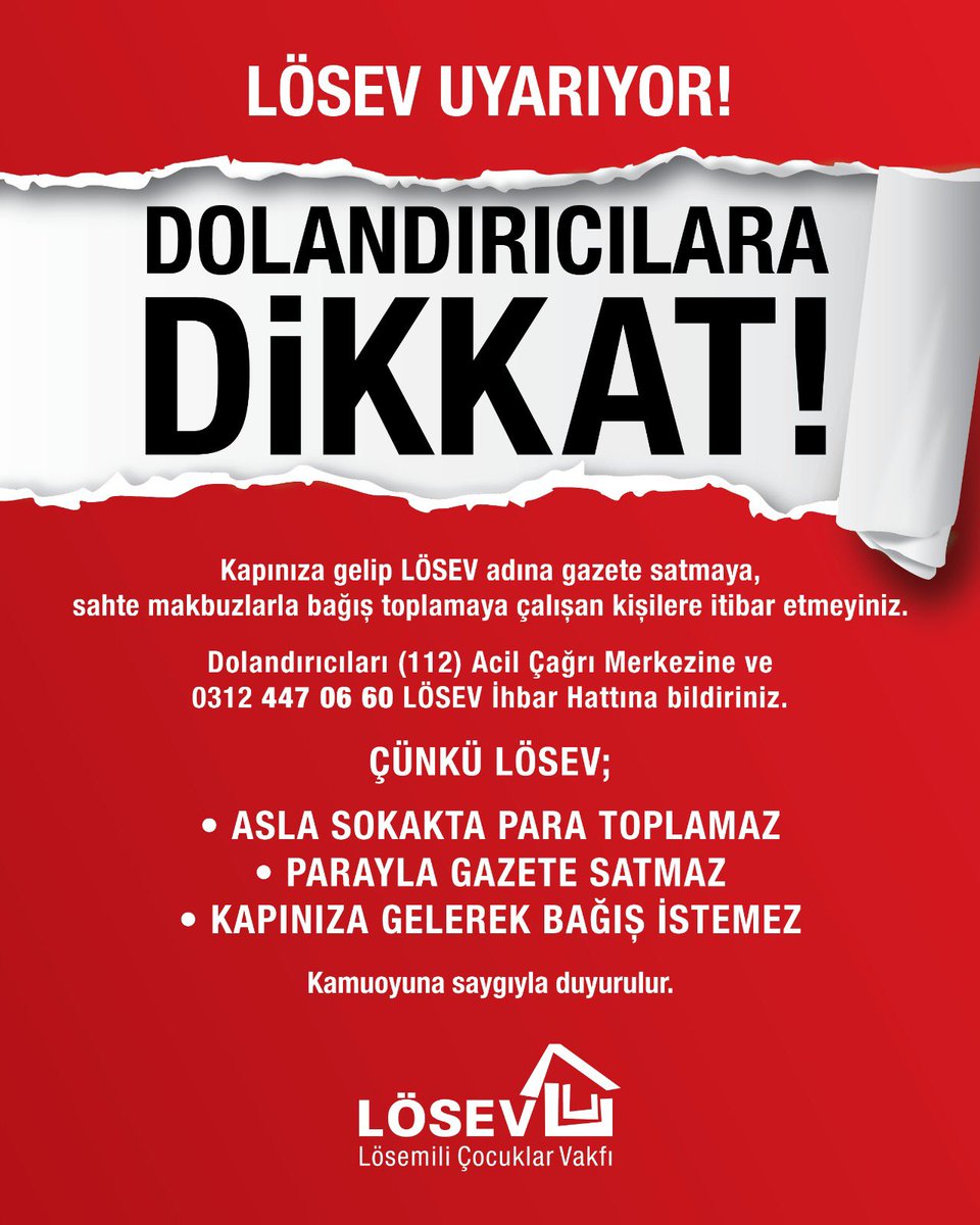 Kıymetli Bağışçılarımızın Nazik Dikkatlerine

DİGİTAL DOLANDIRICILIKTA
sınır tanımayan sahtekarların oluşturduğu sahte Web sitelerine dikkat ediniz. 
Sadece ve sadece 
losev.org.tr 
uzantılı Resmi Hesabımız üzerinden bağışlarınızı yaptığınızdan emin olunuz.