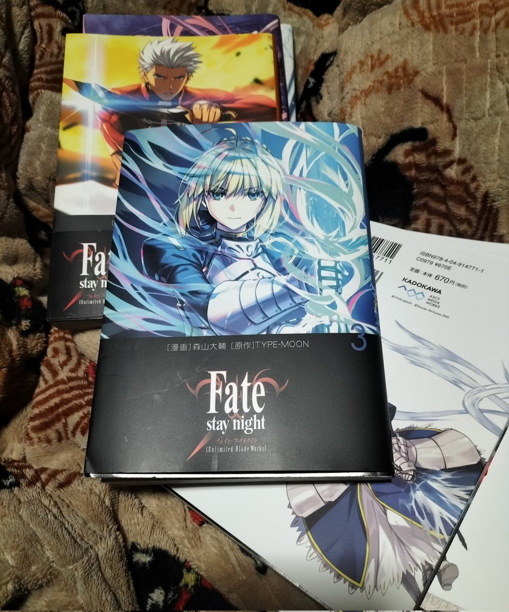 現在、森山大輔さんの描かれた 『Feat/stay night Unlimited Blade