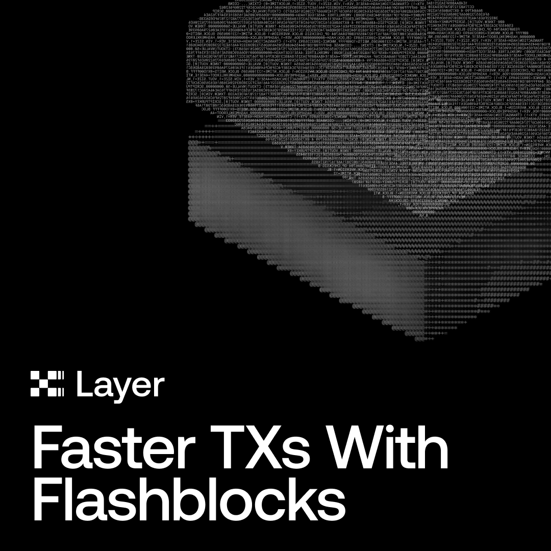 XLayerOfficial's tweet photo. Flashblocks is now live on X Layer.

Get 200ms pre-confirmations - reducing perceived latency and unlocking true real-time experiences for your dApps.

More details: https://t.co/U3DTYJ0n9i https://t.co/dlDwnSkdgB