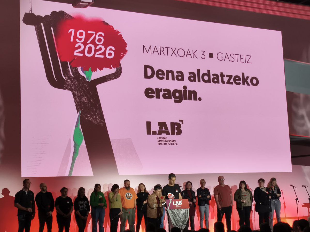 LABsindikatua's tweet photo. ✊ "Dena aldatu nahi genuen, eta dena aldatu nahi dugulako lekukoa pasatzen dizuegu orain borrokan zareten langileei"

Orduko borrokak eta gaurkoak lotzen dituen haria ez da eten

#Martxoak3 #M3MORIA https://t.co/O2hjBmIsoo