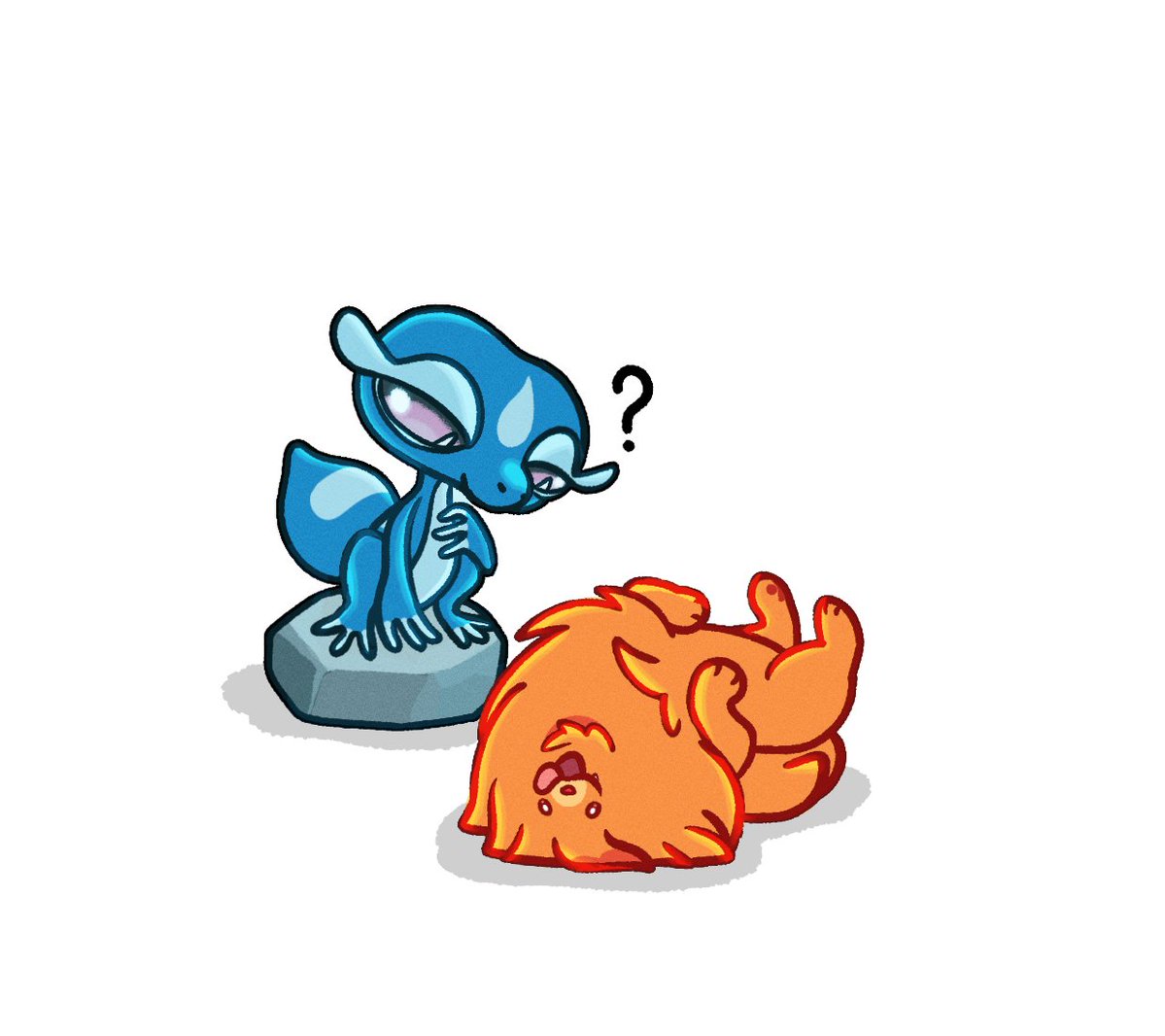 💙🧡
#Pokemon  #Pombon  #Gecqua
