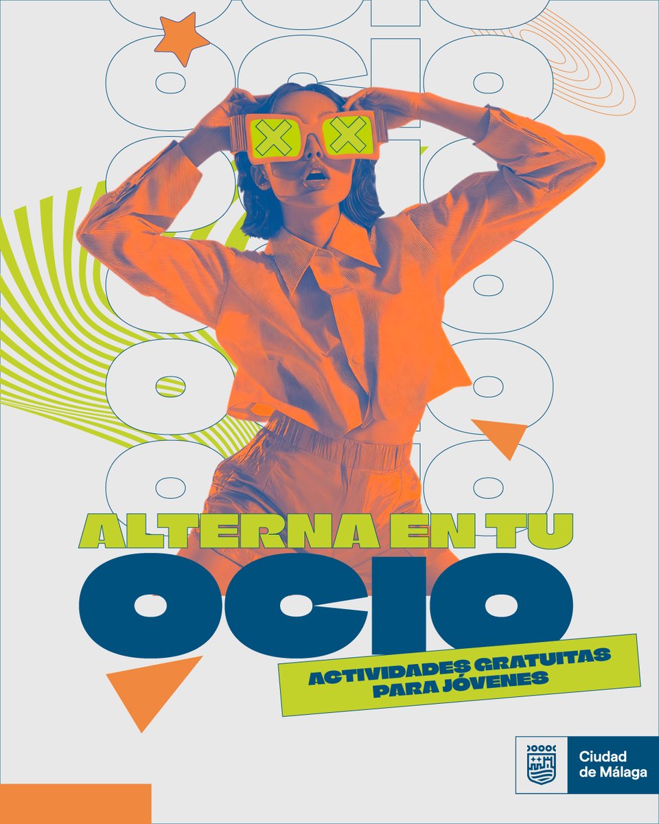 ¡Actividades GRATIS para jóvenes en Málaga!
Vuelve #AlternaEnTuOcio el 6 de marzo. Si tienes entre 15 y 35 años y vives, estudias o trabajas en Málaga, ¡esto es para ti! 🚀

📍 Inscripciones: Miércoles 9:00h 📍 Online o presencia.
👇
juventud.malaga.eu/es/actividades…