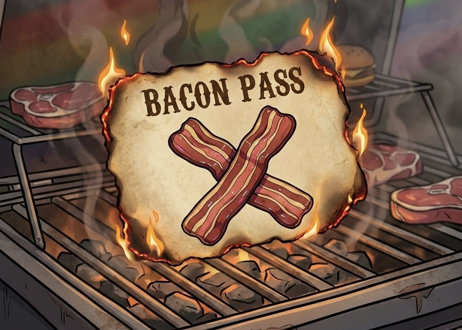 OOX_Marketplace's tweet photo. We have distributed 117 Bacon Pass 🥓 https://t.co/PupUfV6ElG