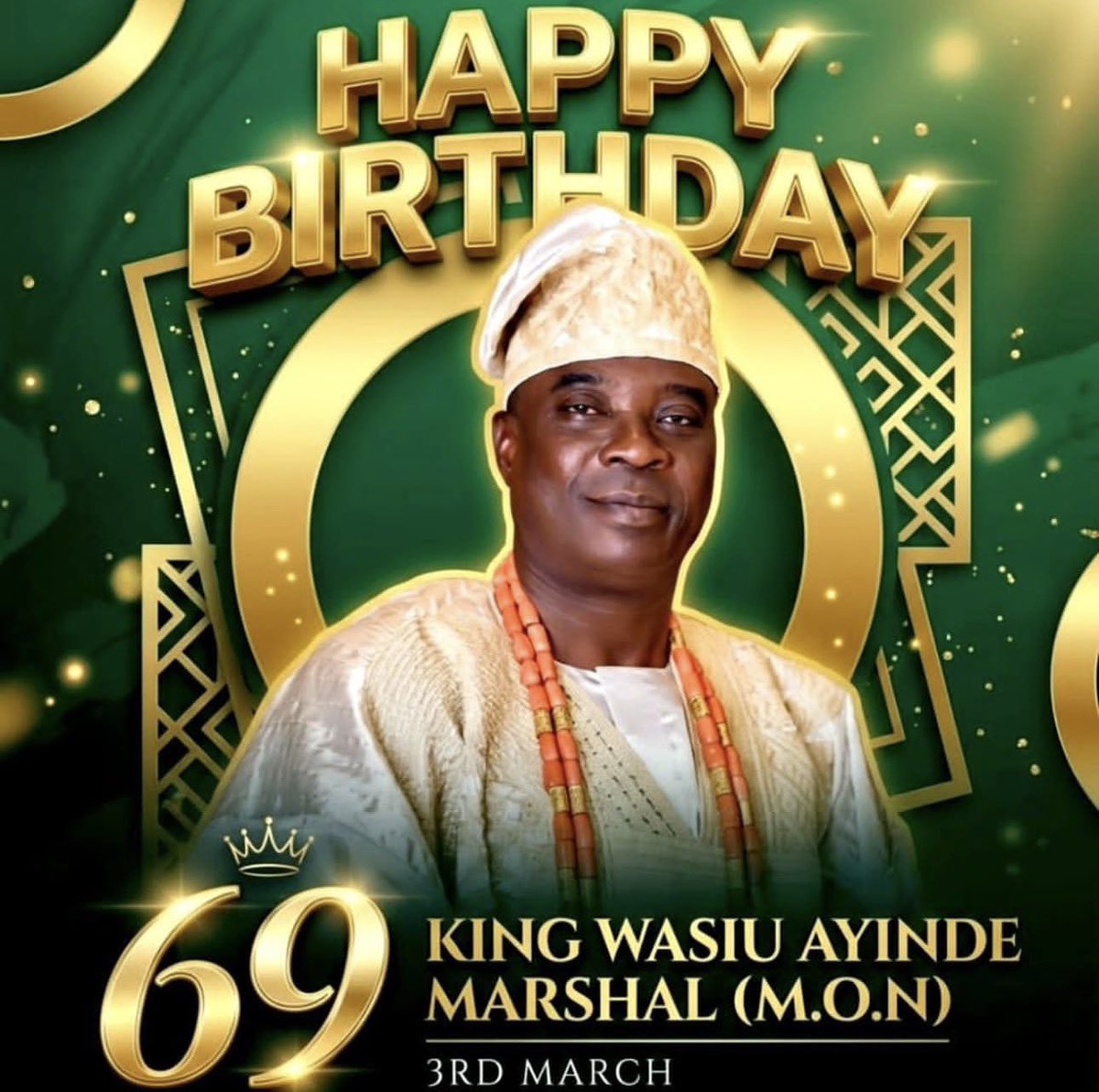 AkogunSmart's tweet photo. Happy Birthday to the Living Legend
King Wasiu Ayinde Marshal
Olori omoba Akile Ijebu
Olumo of Lagos
Maiyegun General of Yoruba Land
🎂🎂🎂🙌🏽🙌🏽🙌🏽🏙️🏙️🏙️🌇
@Mr_JAGs @Letter_to_Jack @Mario9jaa @D_Captain_Kuku @KemPatriot
#music #marchborn https://t.co/G2xVbAwbDk