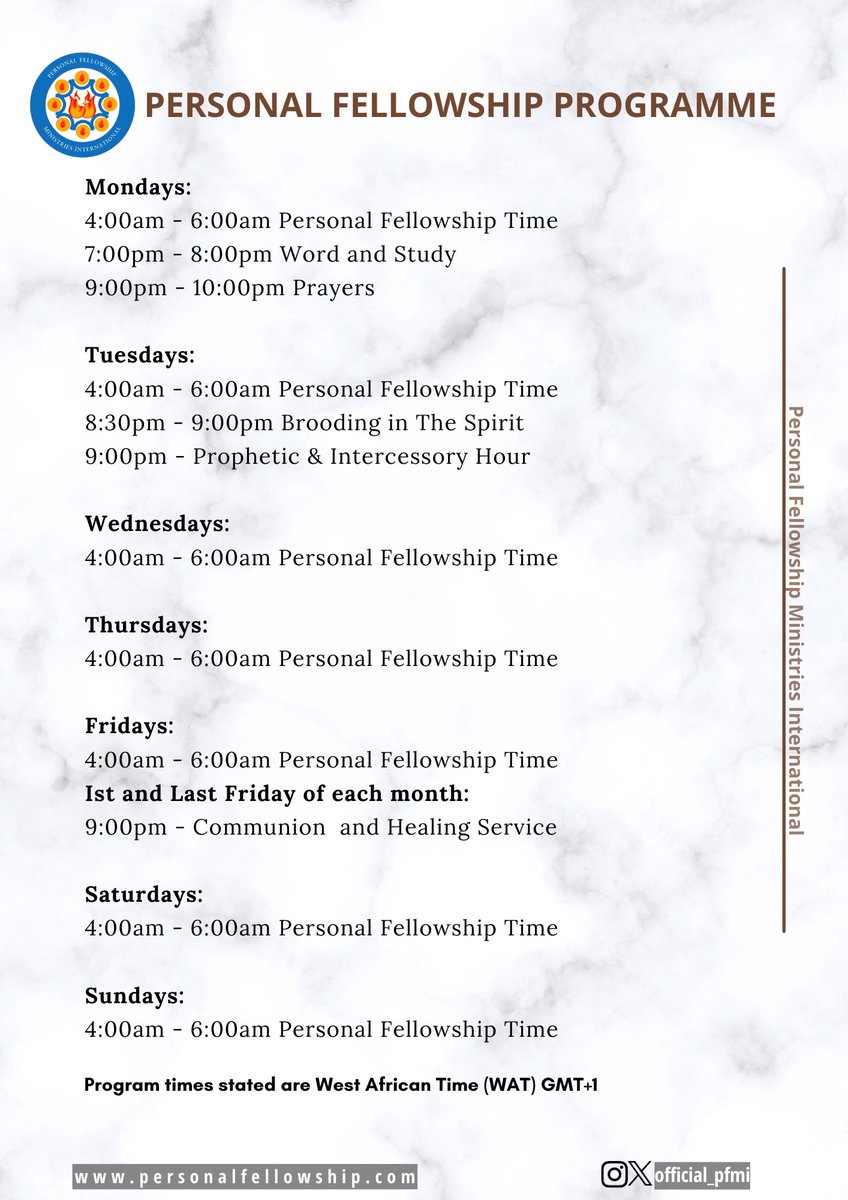 Personal Fellowship Ministries International tweet media