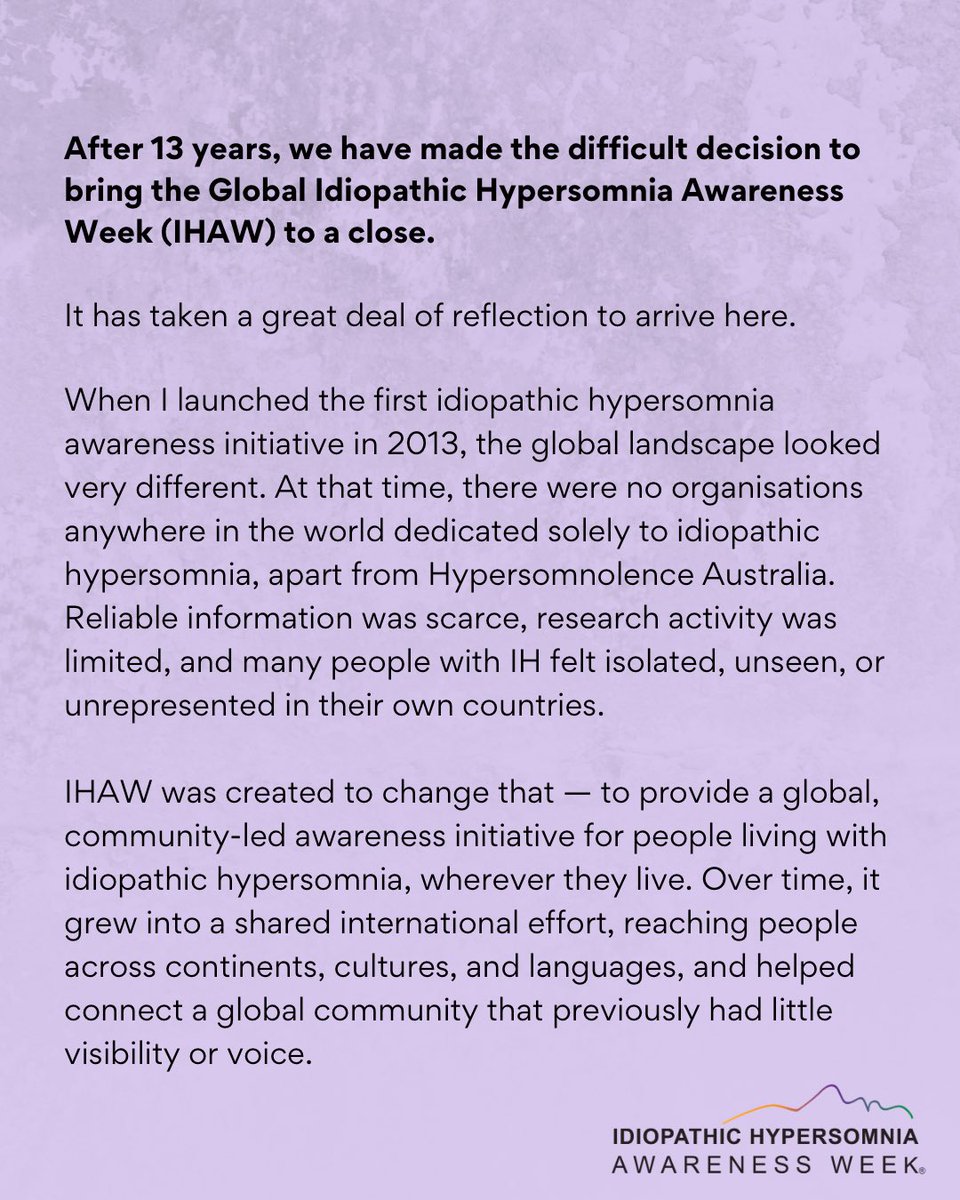 Hypersomnolence Australia tweet media