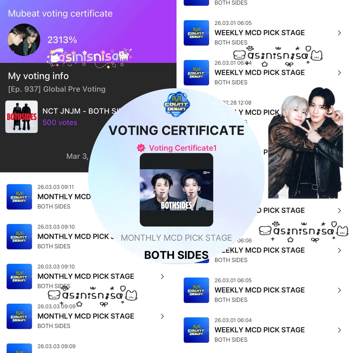 โค้งสุดท้ายแล้วนะทุกคนน มีเวลาอีกไม่กี่ชั่วโมงจะปิดโหวต mnet plus ต้องโหวตให้ได้ 90% ขึ้นไปเราถึงจะชนะ ㅠㅠ เจโน่แจมินสู้เพื่อให้มียูนิตนี้ อยากให้ทุกคนมาสู้เพื่อเจโน่แจมินเหมือนกัน 💪🏻❤️‍🔥

และตอนนี้แอพ
♡ Mubeat
เปิดพรีโหวตแล้ว มาหย่อนใจกันเถอะ 
🏆🐶🐱🏆

#โหวตเพื่อเจโน่แจมิน