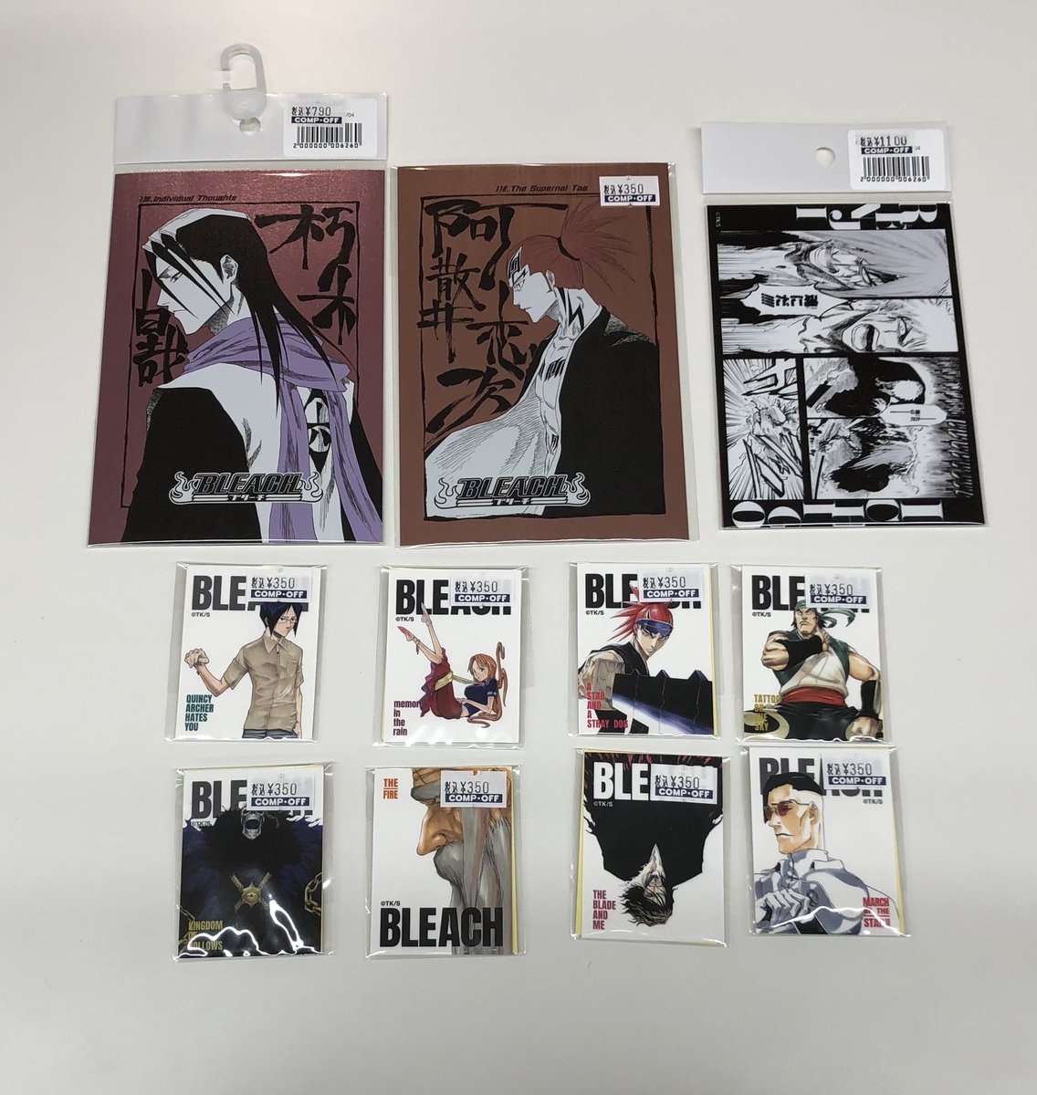 📣入荷情報📣 BLEACH ブロマイド・ポストカード・巻頭歌ステッカー