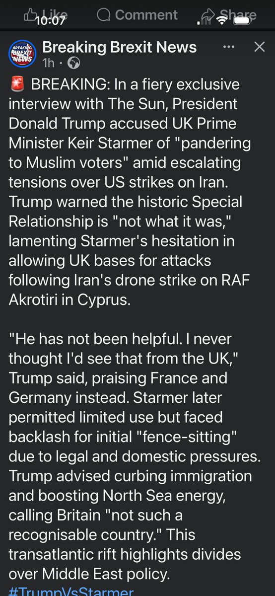 NessBakesCakes's tweet photo. Dear @POTUS President Trump, Please note UKPM Starmer does not speak or act for most of the UK. He is only PM as the result of a protest vote, most of us can’t wait for him to be unseated, maybe you could assist once you’ve done Iran, we’re desperate. 
#specialrelationship https://t.co/vhtrxhtiiD