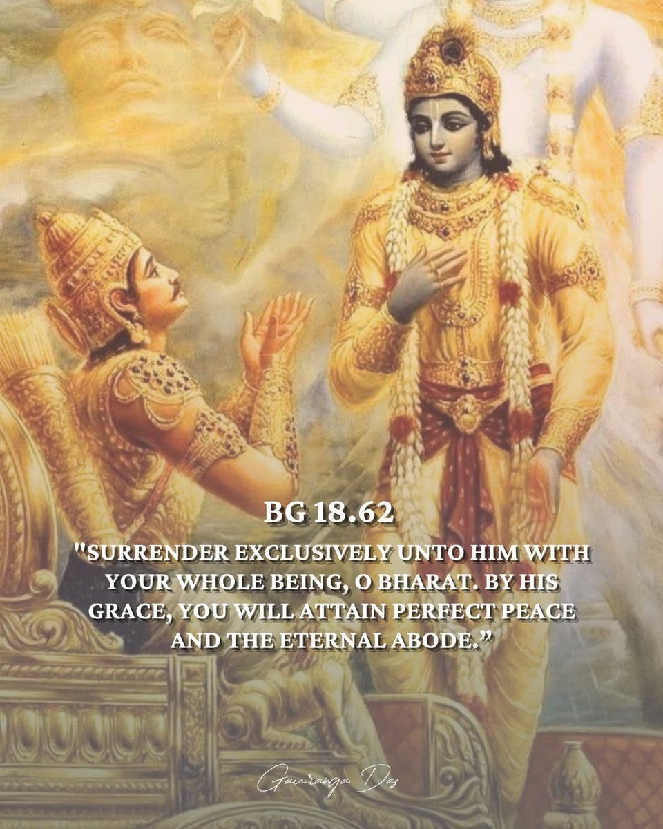 GaurangaDas's tweet image. Let go. Let God. 🙏🏻

#Surrender #letgo #harekrishna