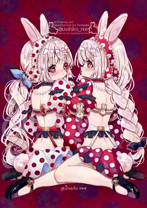 ネザーランドドワーフ双子 #うさぎの日