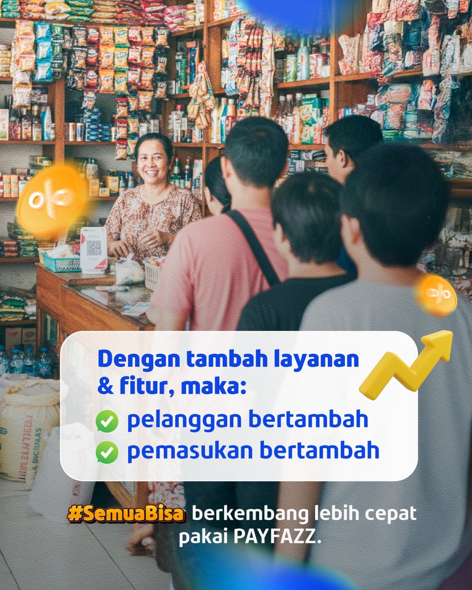 payfazzofficial's tweet photo. Dalam satu ekosistem Fazz Financial, kami memudahkan pelaku usaha mengakses layanan finansial yang terintegrasi, praktis, dan relevan untuk mendukung pertumbuhan bisnis mereka. https://t.co/BeY2xCyaTz