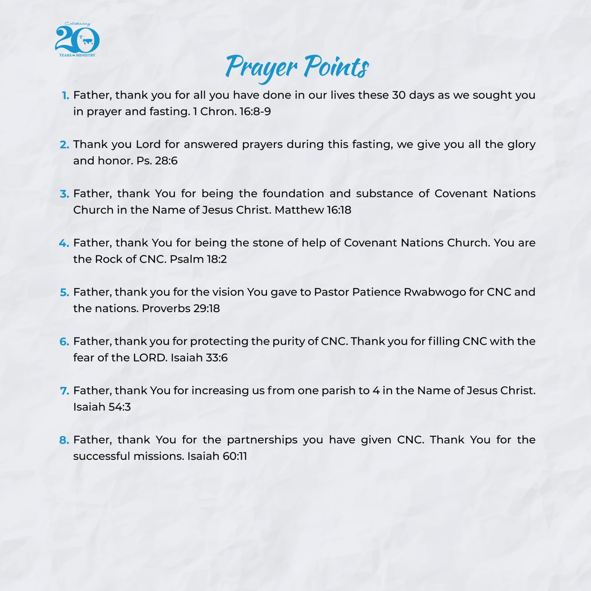 Covenant Nations Church tweet media