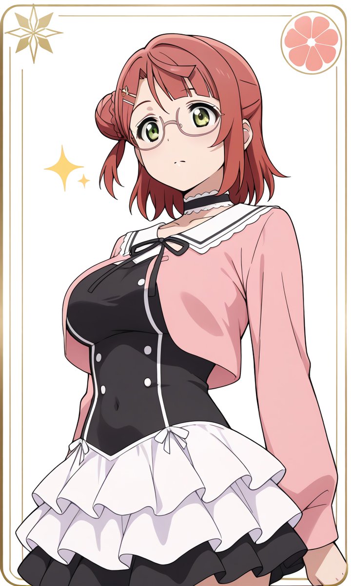 上原歩夢 キリッと眼鏡な歩夢ちゃん👓✨ ラブライブ！虹ヶ咲学園
