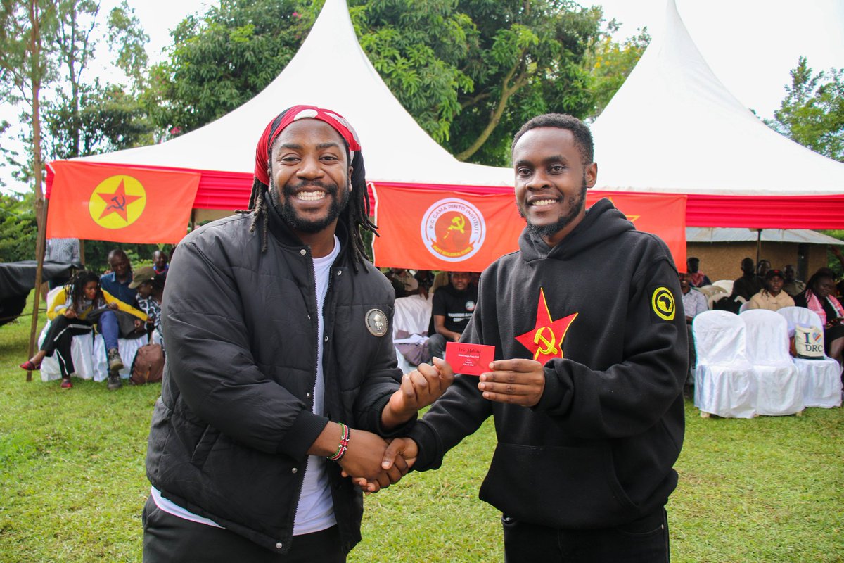 EricMahasi's tweet photo. The Pio Gama Pinto Ideological School under the Communist Party Marxist-Kenya @CommunistsKe successfully held its second cadre Pass Out Parade. Congratulations to all cadres who passed out. Let us keep building a Party of a new type. 🫡 #FreeBooker #HandsOffCPMK https://t.co/84oldaWV49