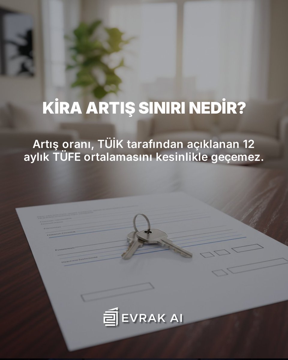 evrakaicom's tweet photo. Kira artış oranı TÜİK verilerine göre nasıl hesaplanır? 2026 güncel oranlarıyla hatasız hesaplama yapmak artık çok kolay! 🧮

Evrak AI ile;  Kira Artış &amp; Stopaj Hesaplama 🔹 Kira Sözleşmesi Hazırlayın https://t.co/b73saFVEHv⚖️
#KiraArtışı #EvrakAI #KiraHukuku #TÜFE https://t.co/2V3MtS8jh7