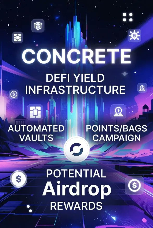 Jon60641040's tweet photo. Why does structured vault architecture matter during volatile markets?

Because automation protects process integrity.

Concrete Vaults compound based on logic, not fear — maintaining exposure discipline while optimizing yield over time.

@ConcreteXYZ
#DeFi #Automation https://t.co/sLF0BkW628