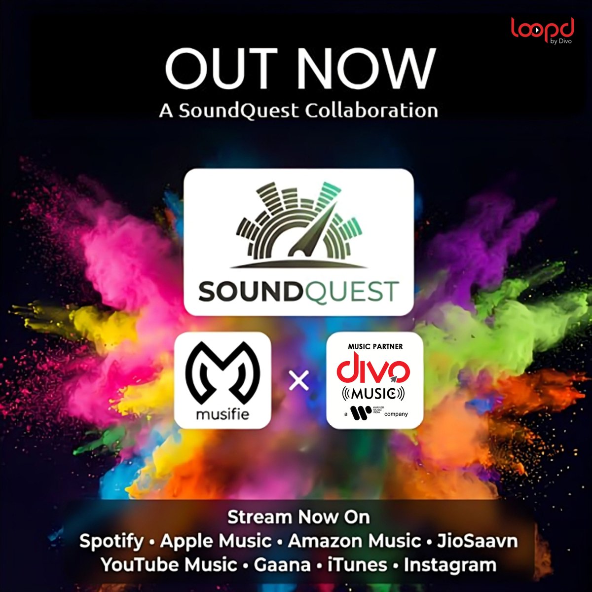 loopdofficial's tweet photo. Loopd by Divo, A Warner Music Company and @officialmusifie partnered together to create a SoundQuest, a collaborative contest.
Here is the outcome of the contest with the selected winners - Happy Holi Hai - Out Now π
βΆοΈ https://t.co/H1IGmpqOpl
#DivoMusic #Loopd #Musifie https://t.co/vjKiw04a3n