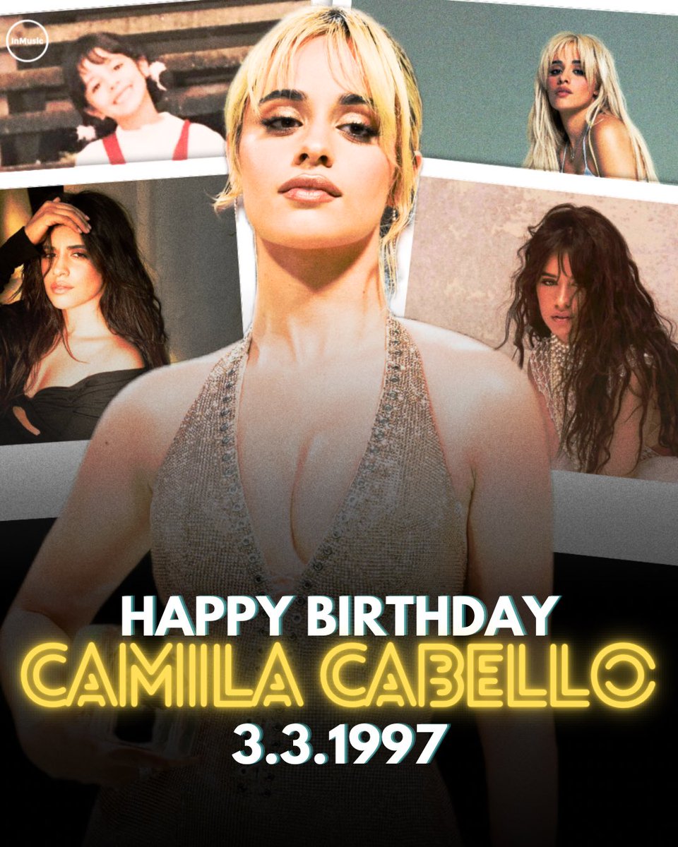 _inmusic_'s tweet photo. Happy 29th birthday to the talented Camila Cabello! 🎉🎈

Born Karla Camila Cabello Estrabao, she first captured the spotlight as a member of Fifth Harmony—formed on The X Factor USA in 2012. The group became one of the best-selling girl groups ever, with multi-platinum hits like “Worth It” and “Work from Home.”

Her solo breakthrough exploded with the 2017 smash “Havana,” a Diamond-certified worldwide phenomenon that topped charts in multiple countries and became one of the biggest songs of the decade. It led her self-titled debut album Camila (2018), which debuted at No. 1 on the Billboard 200.

Subsequent albums showcased her evolution: Romance (2019) delivered the chart-topping “Señorita” (with Shawn Mendes), Familia (2022) brought Latin-infused vibes with “Bam Bam” (featuring Ed Sheeran), and her fourth studio album C,XOXO (2024) marked a bold hyperpop shift with tracks like “I LUV IT” (featuring Playboi Carti) and Miami-inspired anthems.

Camila amassed billions of streams, and collected major accolades including two Latin Grammy Awards, five American Music Awards, two Billboard Music Awards, multiple MTV awards, and Grammy nominations.