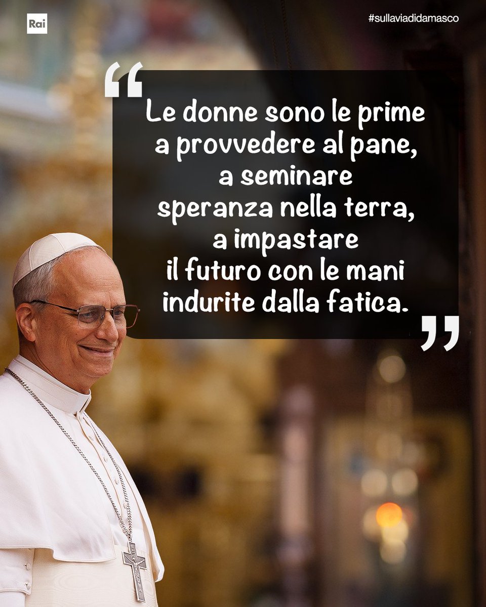 SViadiDamasco's tweet photo. 💓 #8Marzo Giornata internazionale della donna

@evacrosetta racconta storie di #donne che, senza clamore, costruiscono la speranza con azioni che vanno oltre ogni parola.

🌼#sullaviadidamasco domenica 8 marzo ore 7.30 su #Rai3 e #RaiPlay

#PapaLeoneXIV @vitosidoti @ATorrenzano https://t.co/L3I8dmYXrh