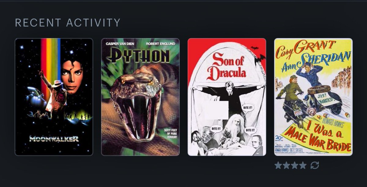Absolute cursed movie lineup tonight