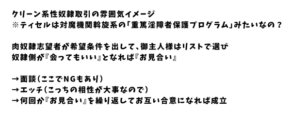 エルセインの舞台になってる世界には
典型的な闇の性奴隷取引と
公的機関の審査などを経たクリーン()な性奴隷制度があります
非合法サイドの力が強すぎてそのくらいの制度ないとヤバい事になる世界だからしかたないね 