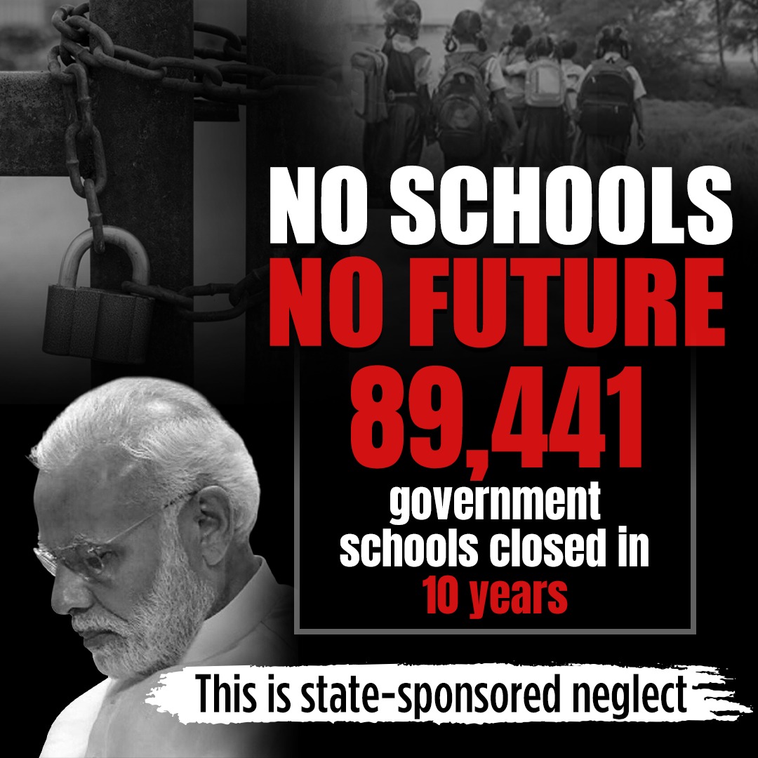 srinivasiyc's tweet photo. 89,441 government schools closed in 10 years https://t.co/Jnw3i4tVBc