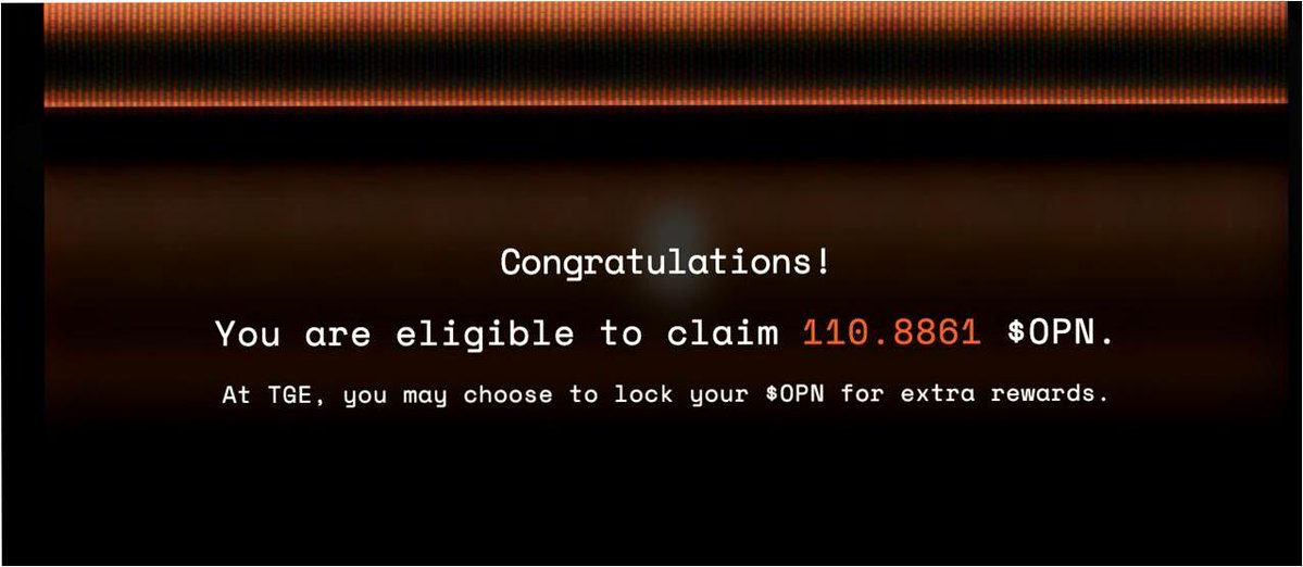 ChelseaS_x's tweet image. 🚨 $OPN AIRDROP CHECK — QUICK GUIDE (Season 1)

Open: opinion-foundation.com/claim

Connect your wallet

Look for Eligibility / Allocation

Screenshot/save the result

Disconnect + double-check the domain (anti-phishing)

If you farmed Opinion at all — do this. Might be free money