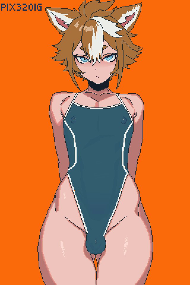 pix320's tweet photo. Femboy gorou Pixel
Drawn in Aseprite at native resolution 320x480, then scaled up 200%

#pixelart #femboy #GenshinImpact https://t.co/EExbk8J7Hl