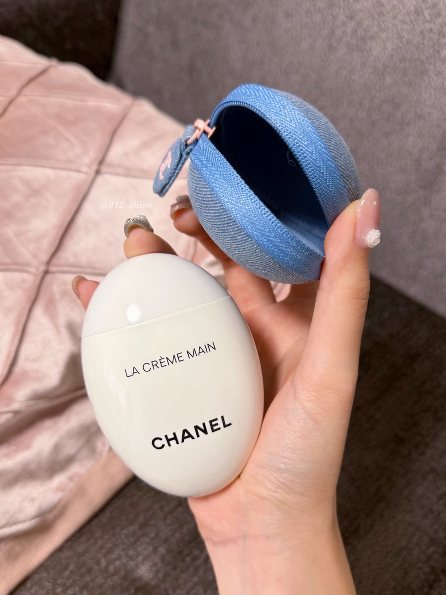 CHANELのデニムポーチ付きハンドクリーム、無事買えたんだけれど実物が