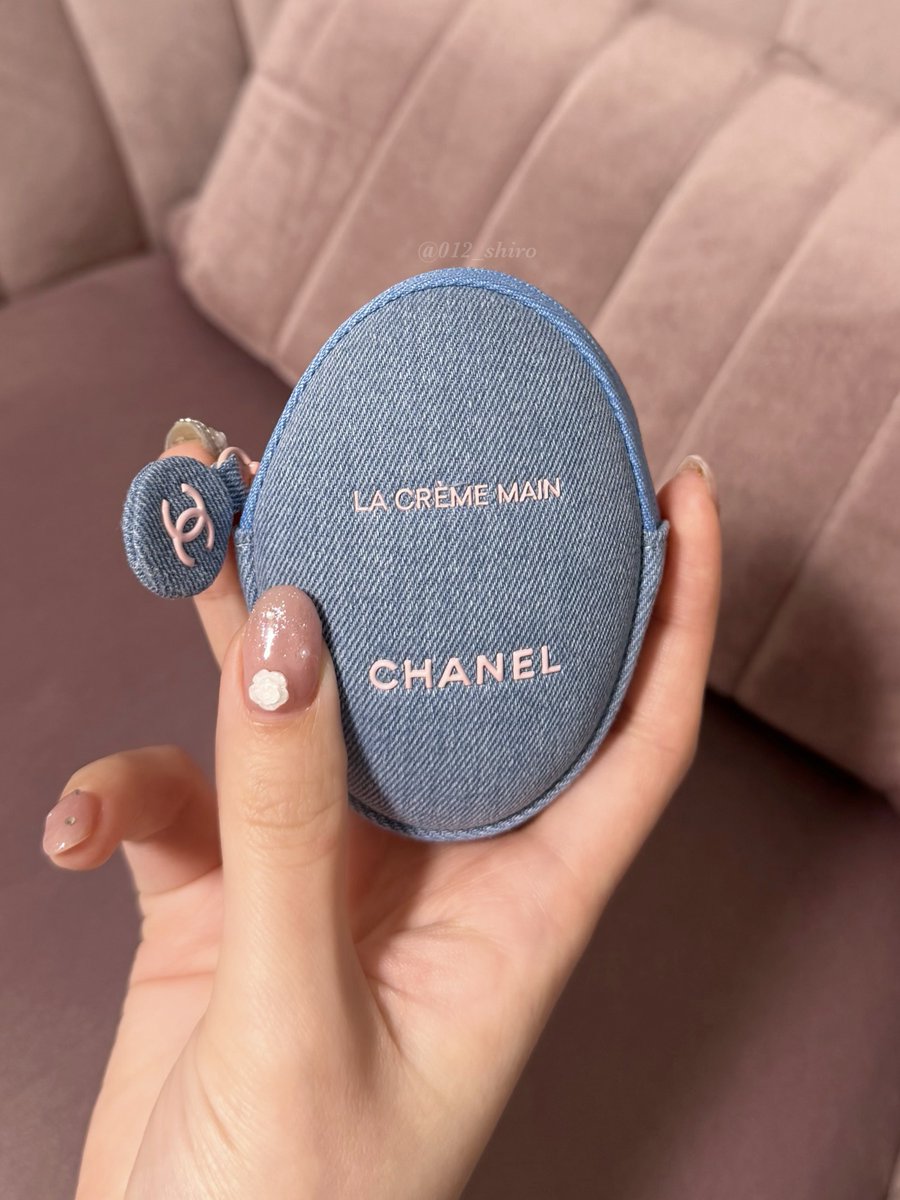 CHANELのデニムポーチ付きハンドクリーム、無事買えたんだけれど実物が