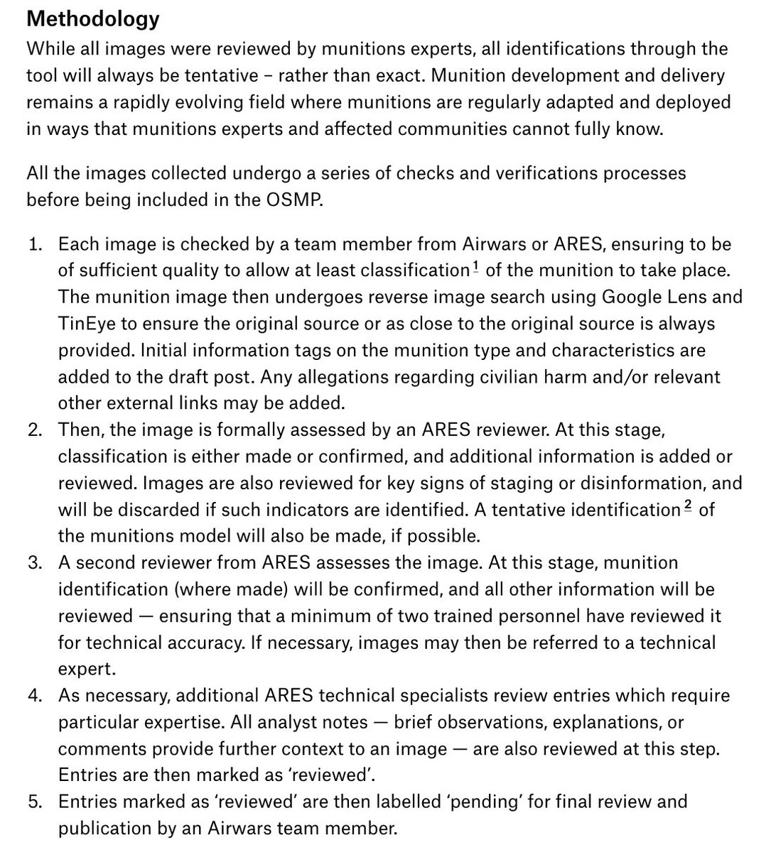 Open Source Munitions Portal tweet media