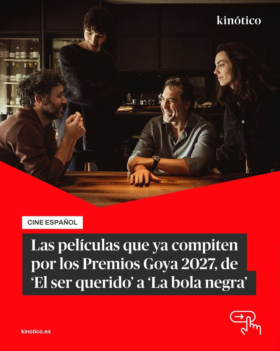 kinotico's tweet photo. 🎥 Las películas que compiten ya por los Premios Goya de 2027

➡️ Sorogoyen, Almodóvar, los Javis, Coixet, Barroso, Pérez Sañudo y De la Orden son algunos de los nombres que suenan para formar parte de la 41 edición de los Goya

🔗 https://t.co/e82Hspk12Q https://t.co/s1cW0DAwr0