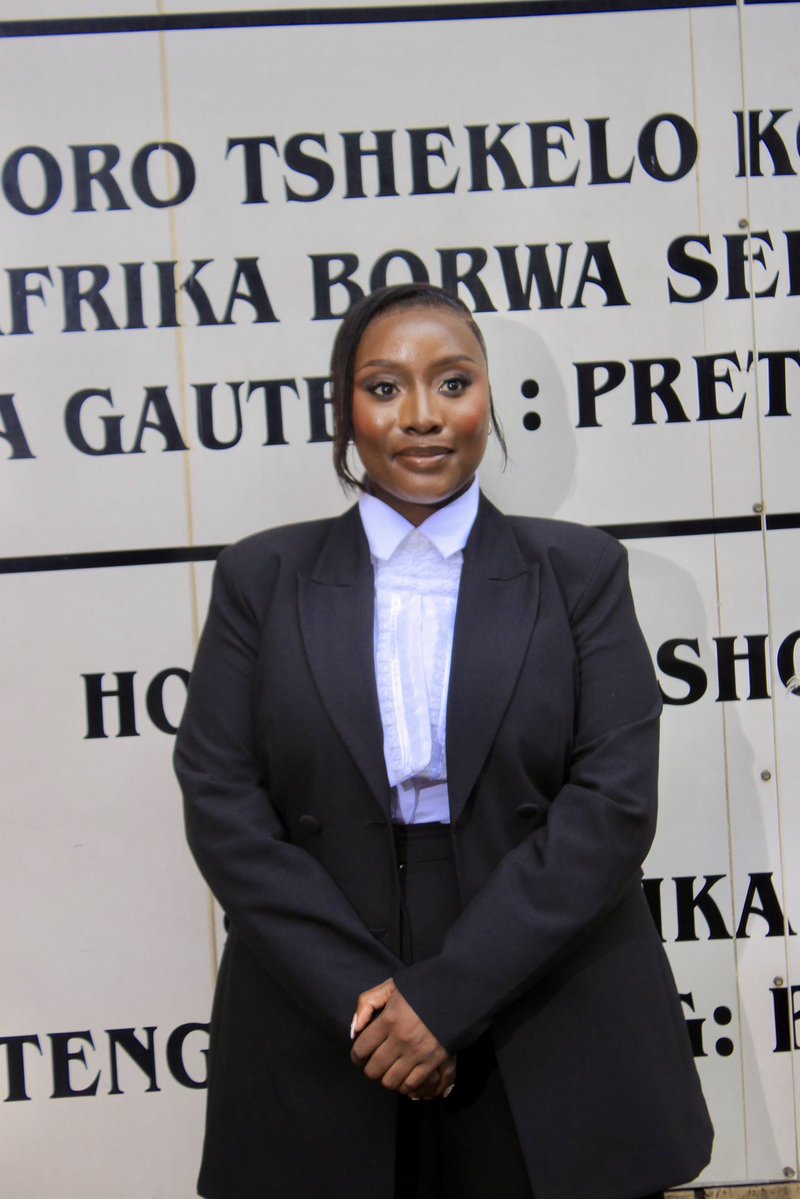 Admitted Attorney of the High Court of South Africa. 👩🏾‍⚖️

God did a thing today.