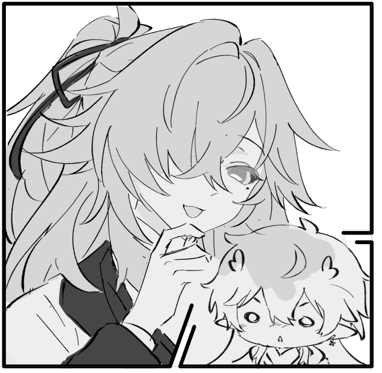 我觉得这格很萌