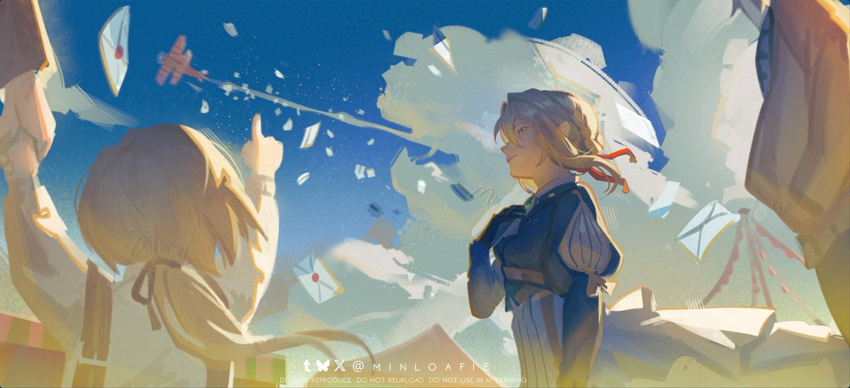 Letters of Peace

I drew this awhile ago because I missed this anime, and today I just found out that the president and cofounder of KyoAni has just passed away...
Rest in peace, Hideaki Hatta. Thank you for all of your work
#VioletEvergarden #ヴァイオレット・エヴァーガーデン