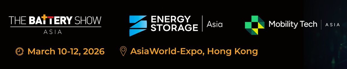 pashbull's tweet photo. The Battery Show Asia 2026 Visitor Guide - 📍 Hall 3, Booth 3H41 (March 10-12)

The Battery Show, which has attracted much attention from the global battery industry, is coming to Asia!  We welcome new and old customers to visit our booth (Hall 3, Booth 3H41). https://t.co/bLXMRLjacu