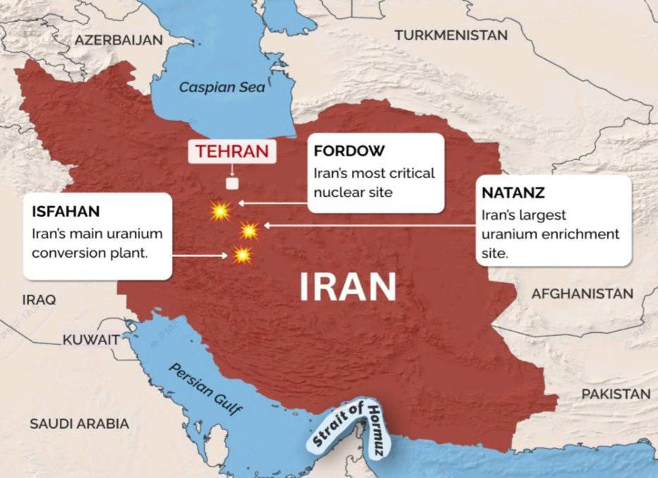 Iran Nuclear Sites 

Places in News –Map-Based Current Affairs for UPSC Prelims 2026