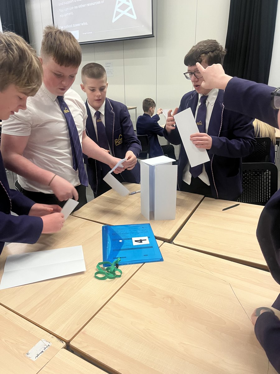ebbwfawr's tweet photo. Another brilliant STEM Challenge had with The Smallpeice Trust!
A bridge building masterclass which produced a very close competition - congratulations to the winning team. There were smiles all round and some incredible feats of engineering 🌁
#STEM4ALL @bgstemproject https://t.co/D6oRY02ULv