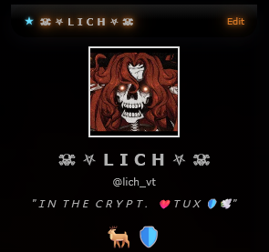 Lich 🦌🛡️ | lichvt.bsky.social tweet media