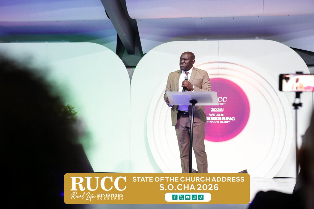 ruccgqeberha's tweet photo. The focus for this year's SOCHA was on Education.
"Education is not just a fashionable practice, it is an inheritance to the African people." - Mr Fundile Gade, Eastern Cape MEC For Education
#SOCHA2026 #StateOfTheChurchAddress #RUCCMinistriesGqeberha https://t.co/T5qaXeMv90