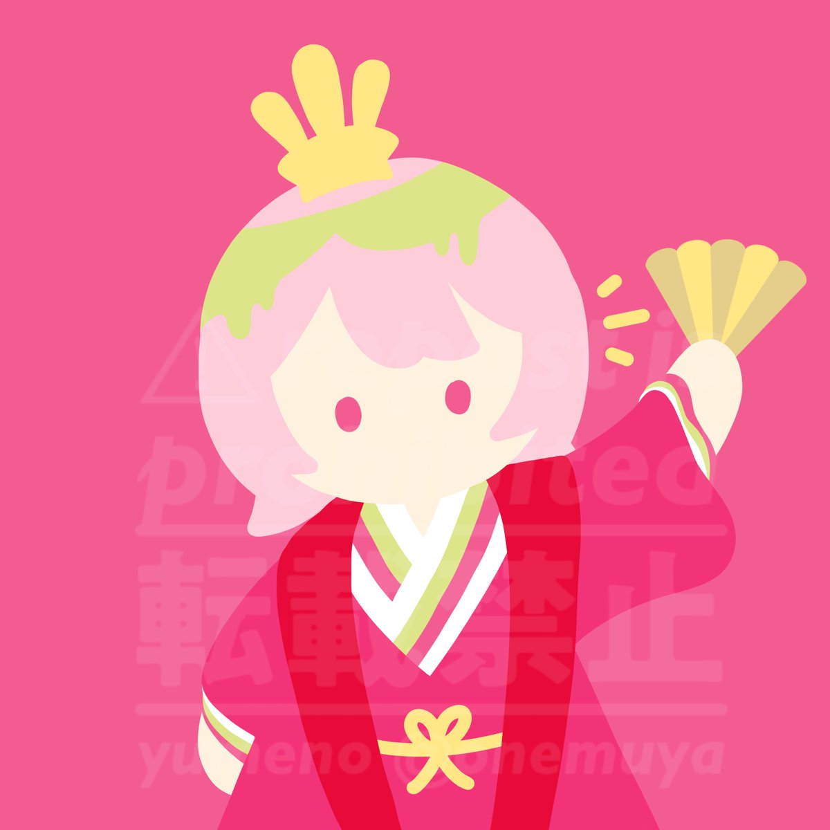 onemuya's tweet photo. 🎎おひなま仕様にアイコンチェンジ🎎
3月っていよいよもう春だし実体の髪色も久しぶりにピンクにしますよー😻たのし��� https://t.co/O9SDnvnEXs