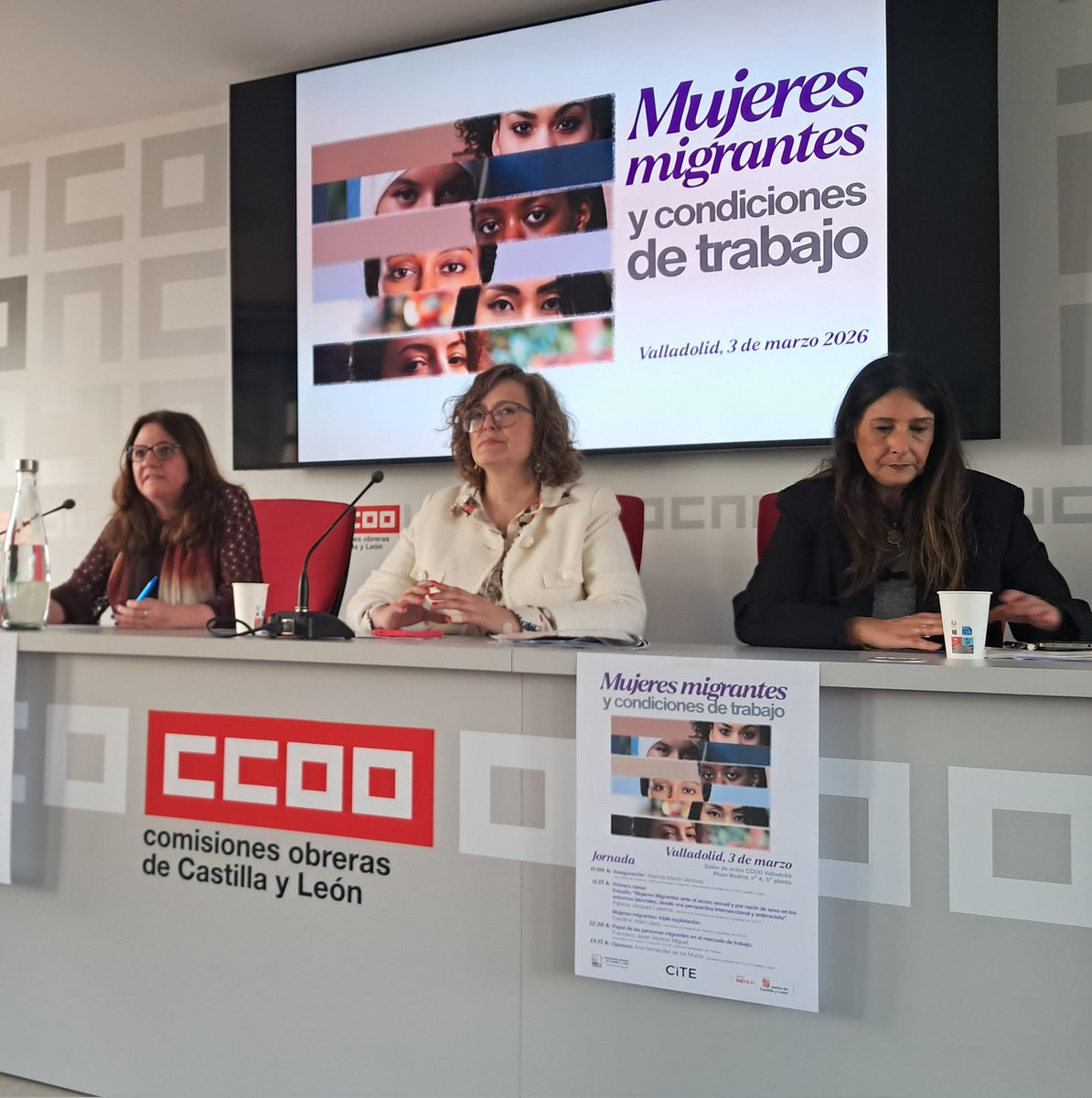 evaantonfer's tweet image. #EstáPasando
@PVazquez_L adjunta a la Secretaría confederal de Mujeres e Igualdad @CarolinaVidal_L @RevTrabajadora presenta las conclusiones sobre el estudio exploratorio que #CCOO promovió para conocer mejor el acoso sexual y por razón de sexo q afecta a las mujeres migrantes