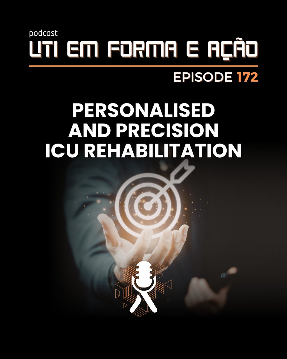 fisiosaintclair's tweet photo. ICU Rehab is no longer one-size-fits-all.
In our latest episode, we discuss why critical care rehab must be personalized and precision-based, guided by physiology, patient profile, and the best available evidence.
The future of ICU rehab is individualized.
#utiemformaeacao https://t.co/sKvRK4aStb