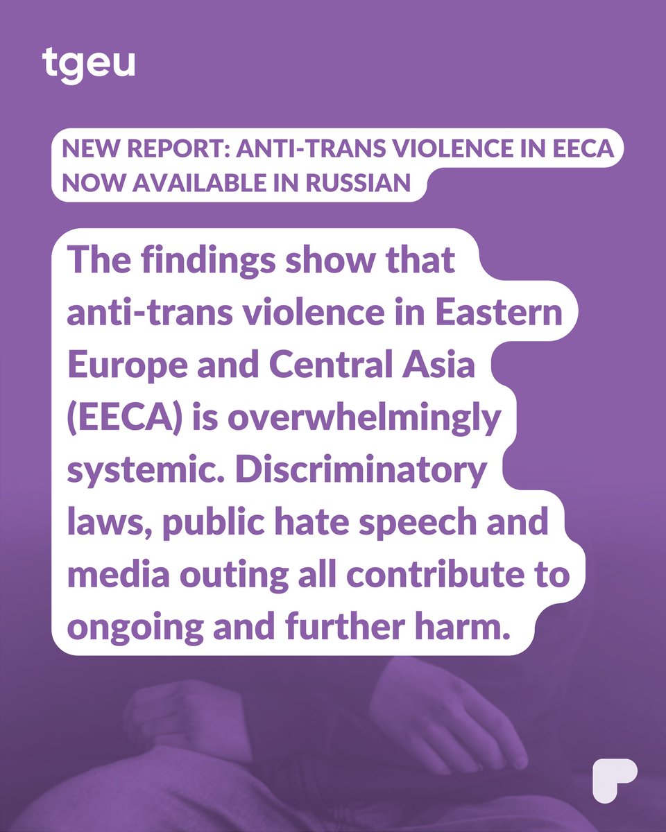 ASTRANetwork's tweet photo. @TGEUorg new report, Systemic harm, human cost, shows the scale and reality  of anti-trans violence in Eastern Europe and Central Asia (EECA) at a time when political and social conditions for trans people have deteriorated significantly. https://t.co/sy6WNp4T7A